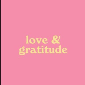 Gratitude journal