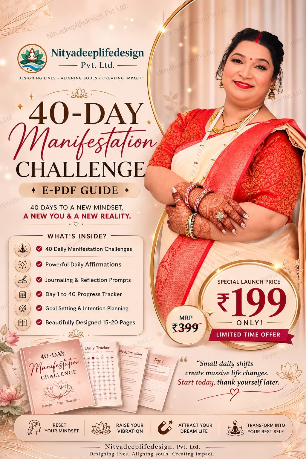 40-Day Manifestation Challenge E-PDF Guide